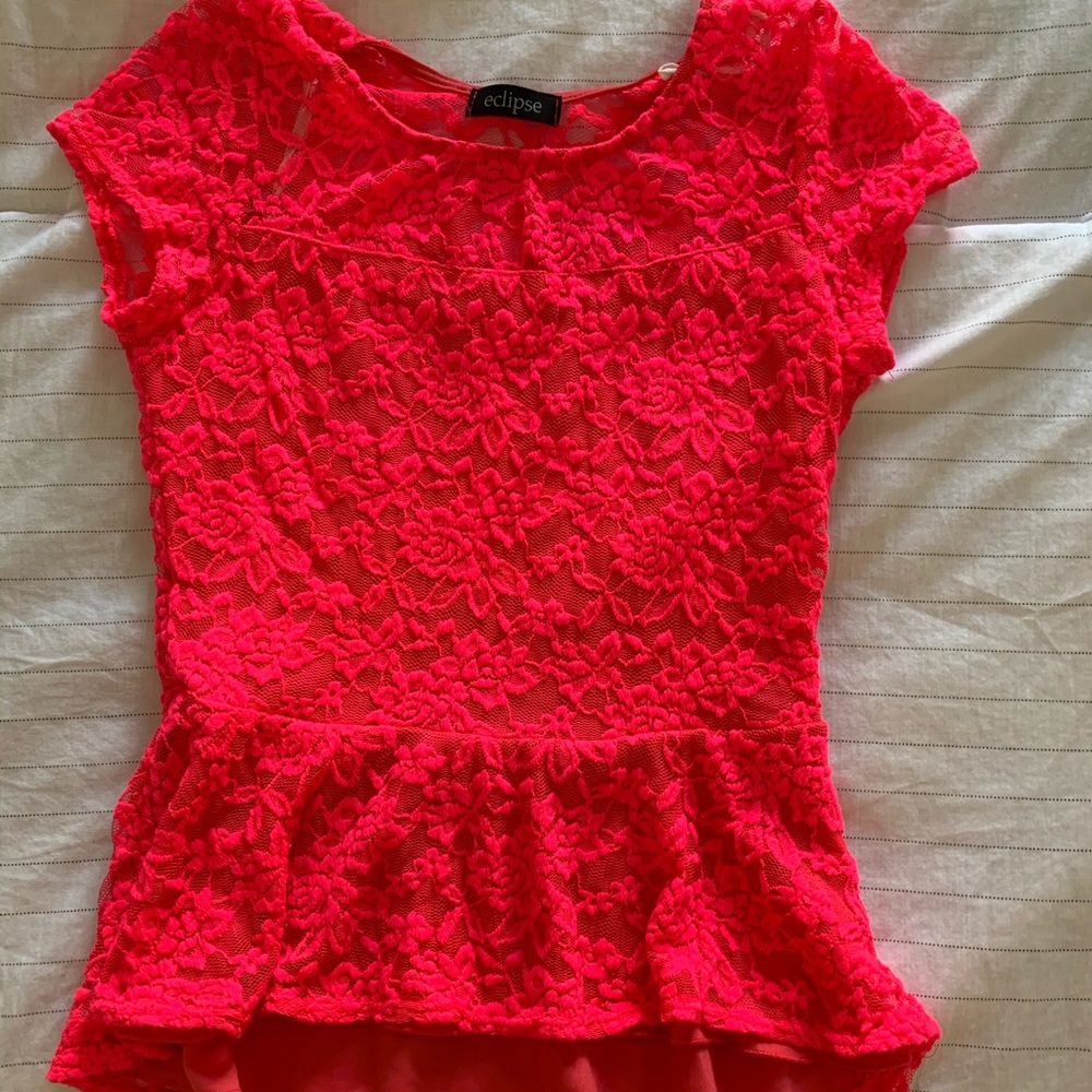 Eclipse bright pink top